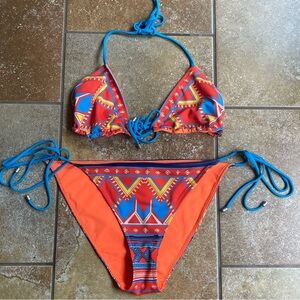 hale bob cabana 2 piece bikini swimsuit sz M L